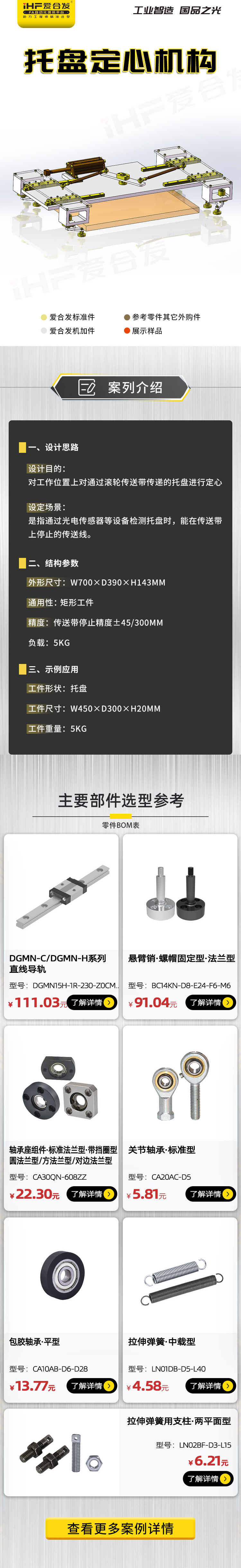 愛合發(fā)：案例介紹——托盤定心機構(gòu)！